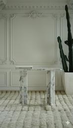 Arabescato Marmeren Console / Sidetable - 100x35x75cm, Ophalen of Verzenden, Nieuw