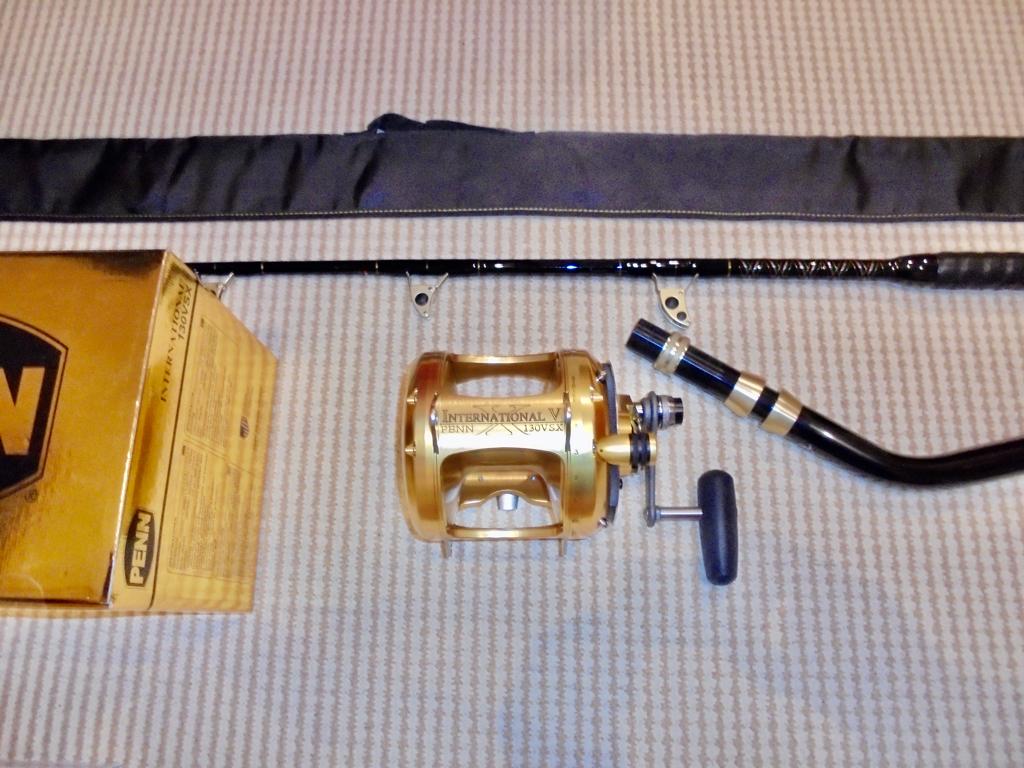 Big Game Set Penn International 130VSX 2Speed 130LBS Nieuw., Ophalen, Nieuw, Complete set