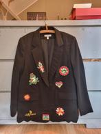 Oeteldonk Jasje Maat M - Carnaval!, Maat 38/40 (M), Zwart, Ophalen of Verzenden, Jasje