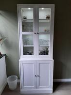 kast met vitrinedeuren, Ophalen, 200 cm of meer, Glas, 50 tot 100 cm