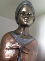 Casper Darare sculptuur brons tin koper beeld Zuid Afrika, Antiek en Kunst, Kunst | Beelden en Houtsnijwerken, Ophalen of Verzenden