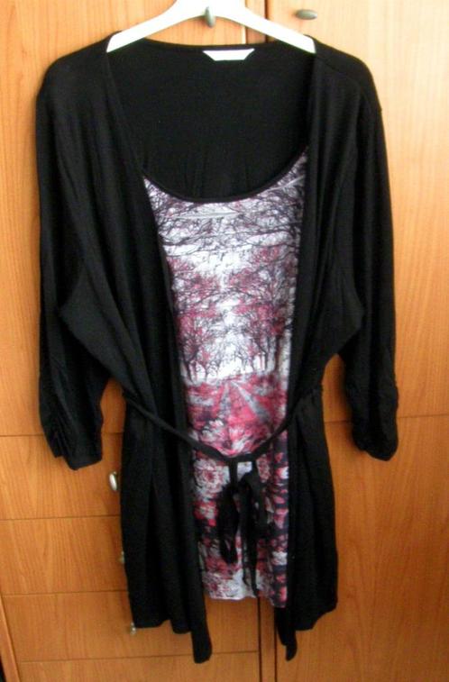 Miss Etam blouse-jasje in 2-in-1-look, maat 50, Kleding | Dames, Blouses en Tunieken, Zo goed als nieuw, Maat 46/48 (XL) of groter