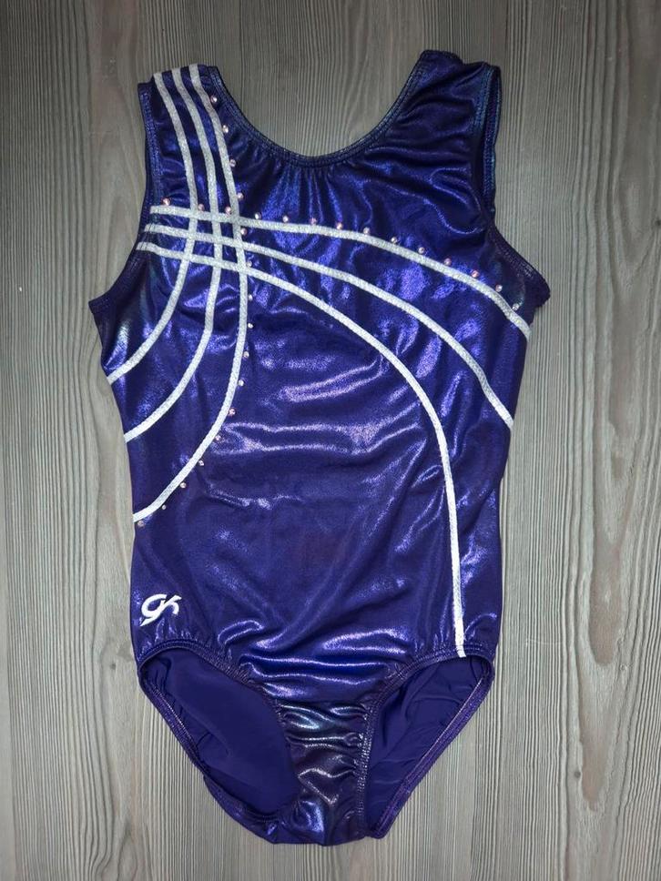 Turnpakje GK maat M/L, Sport en Fitness, Turnen, Zo goed als nieuw, Turnpak(je), Maat 36 t/m 42, Paars, Ophalen of Verzenden