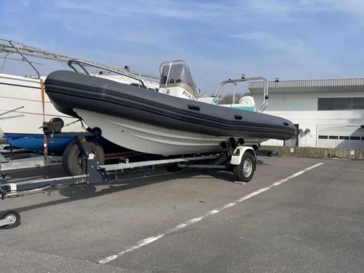 Zodiac - Pro 650 Open - RIB - Rib boot, Watersport en Boten, Rubberboten, Gebruikt, Zodiac, Overige brandstoffen