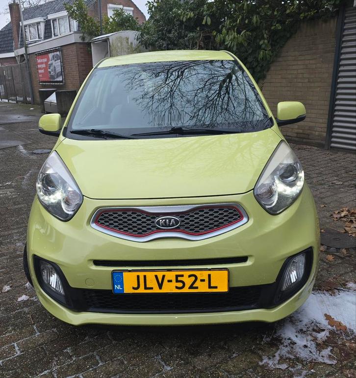 Kia Picanto 1.2 Cvvt 3-DRS Aut. 2012 Groen, Auto's, Kia, Particulier, Picanto, ABS, Achteruitrijcamera, Airbags, Airconditioning