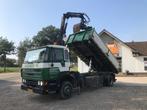 DAF Daf 1700 Driezijdige kipper Kraan Hiab 4x2 Kipper, Auto's, 181 pk, Bedrijf, Grijs, 2 stoelen