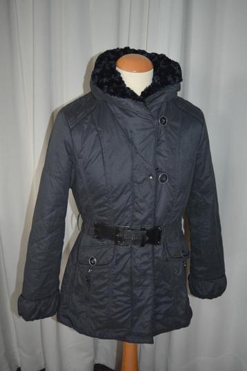 Easycomfort, mooi donker blauw winterjack/jas, maat 38 beschikbaar voor biedingen