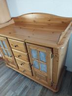 Grenenhouten opbergmeubel/ commode, Ophalen, Gebruikt, 100 tot 150 cm, Vintage