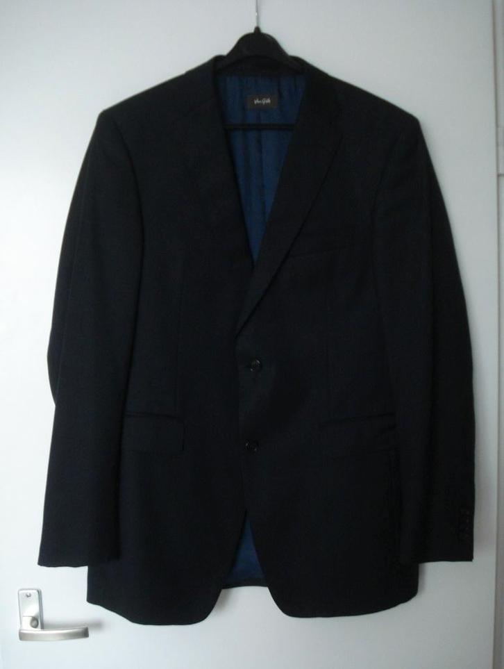 ZGAN - Van Gils wollen heren colbert donkerblauw - mt 48/M, Kleding | Heren, Kostuums en Colberts, Zo goed als nieuw, Maat 48/50 (M)