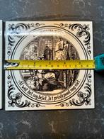 Vintage Tegel 'De Schilder' 2,stuks, Ophalen