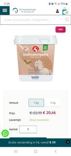 Sectolin Knoflooksnippers 1 kg, Dieren en Toebehoren, Ophalen of Verzenden, Overige soorten