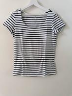 Jeans Centre (JC) zwart wit gestreept t-shirt maat  M/38, Maat 38/40 (M), Wit, Jeans Centre, Ophalen of Verzenden