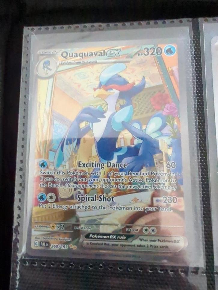 Quaquaval EX SIR, Hobby en Vrije tijd, Verzamelkaartspellen | Pokémon, Nieuw, Losse kaart, Foil, Ophalen of Verzenden