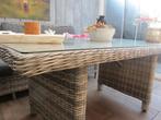 te koop tuintafel, Tuin en Terras, Ophalen, Gebruikt, Rechthoekig, Wicker