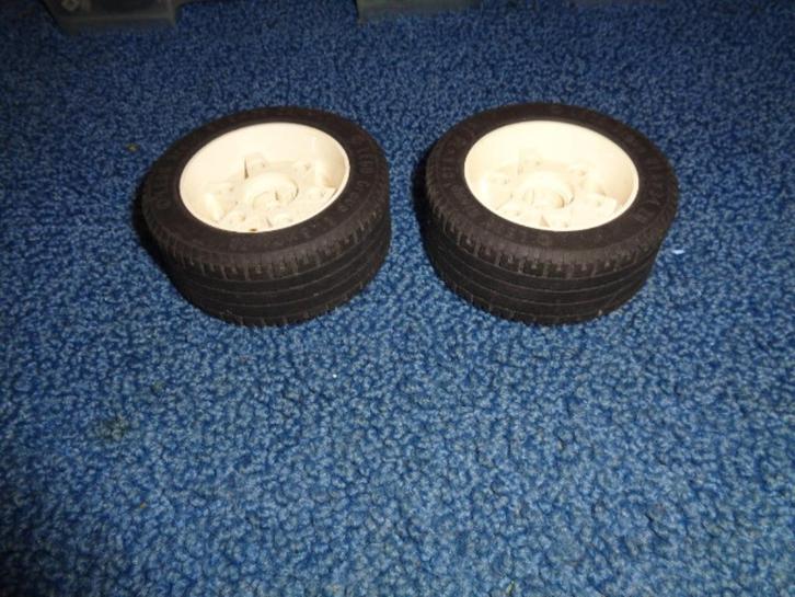 Partij W184=2x Lego technic wielen 81.6x34, Kinderen en Baby's, Speelgoed | Duplo en Lego, Gebruikt, Lego, Losse stenen, Ophalen of Verzenden