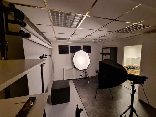 Complete Fotostudio! Manfrotto/Multiblitz, Audio, Tv en Foto, Fotografie | Fotostudio en Toebehoren, Zo goed als nieuw, Complete fotostudio