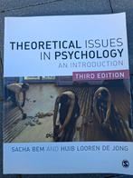 Theoretical Issues in Psychology - 3rd Edition, Zo goed als nieuw, Sacha Bem and Huib Looren de Jong, Alpha, HBO