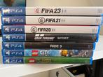 7 PS4 Games: Fifa 20, 21, 23; Ride3, Grand Turismo, 2x Lego, Spelcomputers en Games, Games | Sony PlayStation 4, Online, 2 spelers