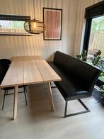 Ikea eettafel ypperlig met bank (ook los te koop), Huis en Inrichting, 50 tot 100 cm, Overige materialen, 150 tot 200 cm, Rechthoekig