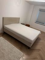Wehkamp boxspring beige 160x200, Ophalen, Gebruikt, Beige, Tweepersoons