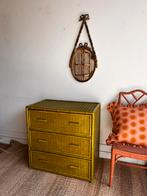 Faux Bamboo ladekast vintage, Huis en Inrichting, Kasten | Ladekasten, Vintage, Vintage, 50 tot 100 cm, Zo goed als nieuw