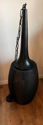 Zwarte hanglamp metaal, Huis en Inrichting, Lampen | Hanglampen, Ophalen, Nieuw, Industrieel, Metaal