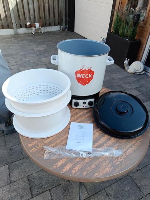 Mooie weck ketel met toebehoren, Huis en Inrichting, Keuken | Potten en Pannen, Zo goed als nieuw, Overige materialen, Ophalen