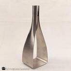 Design edelstaal kandelaar Blomus Germany, Antiek en Kunst, Ophalen of Verzenden