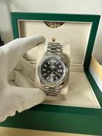Rolex Daydate Grey Dial 40MM, Sieraden, Tassen en Uiterlijk, Horloges | Heren, Staal, Polshorloge, Nieuw, Ophalen of Verzenden