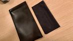 Saint Laurent Lederen Softcase Brillenhoes met doekje, Ophalen of Verzenden, Zo goed als nieuw, Zwart, Overige merken
