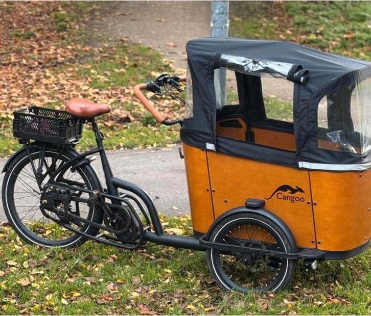 Cangoo buckle up nog geen jaar oud!, Fietsen en Brommers, Fietsen | Bakfietsen, Zo goed als nieuw, 4 kinderen of meer, Ophalen of Verzenden