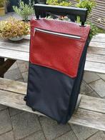 Nette, gebruikte boodschappentas/boodschappentrolley / SECC, Uitschuifbare handgreep, 30 cm of meer, Gebruikt, Zwart