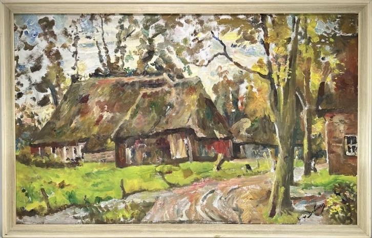 Olieverfschilderij, Erasmus Bernhard van Dulmen Krumpelman, Antiek en Kunst, Kunst | Schilderijen | Klassiek, Ophalen of Verzenden