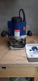 Bovenfrees Powerplus, Doe-het-zelf en Verbouw, Gereedschap | Freesmachines, Ophalen, Gebruikt, Elektrisch, Bovenfrees