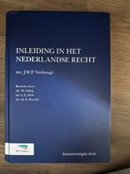 Inleiding in het Nederlandse recht - Verheugt, Ophalen of Verzenden, Gamma, Zo goed als nieuw, HBO
