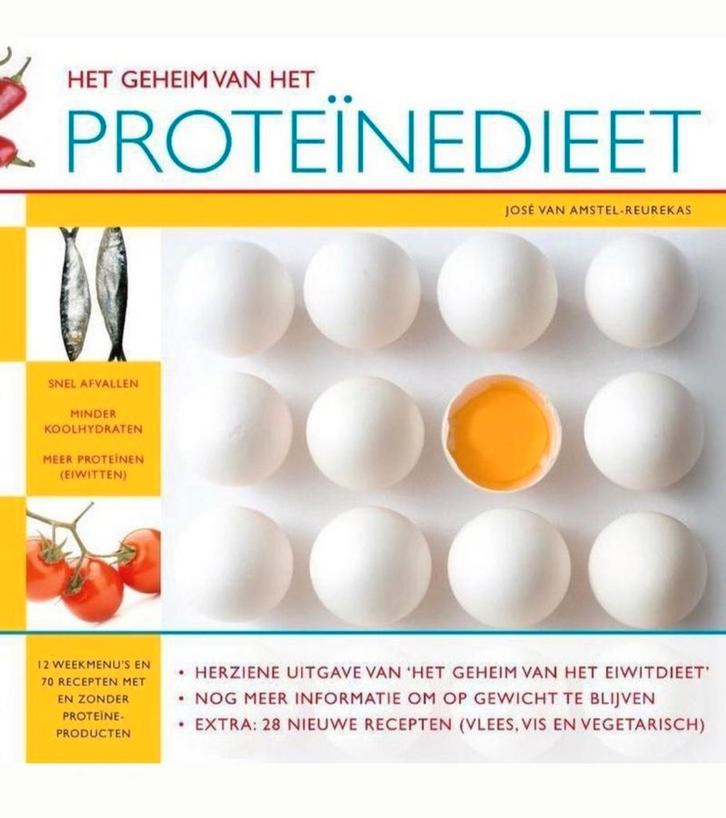 Het geheim van het Proteïnedieet - José van Amstel-Reurekas, Boeken, Gezondheid, Dieet en Voeding, Zo goed als nieuw, Verzenden