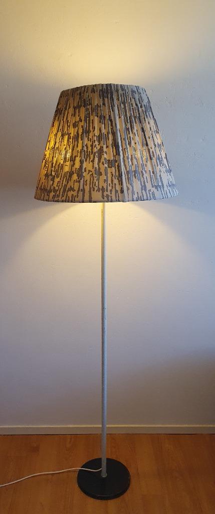 Artiforte L16 Fillekes Gispen vintage vloerlamp stoffen kap, Huis en Inrichting, Lampen | Vloerlampen, Gebruikt, 150 tot 200 cm