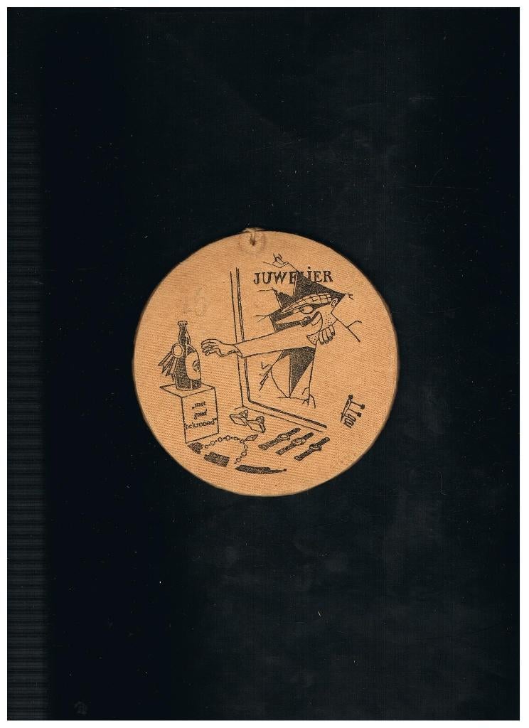 ZEER OUD ORANJEBOOM BIERVILTJE, Verzamelen, Biermerken, Verzenden, Zo goed als nieuw, Viltje(s), Oranjeboom