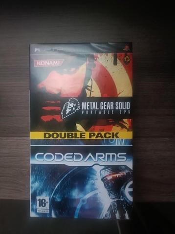 Psp sealed Metal Gear Solid + codes arms  beschikbaar voor biedingen