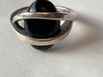Art Deco zilveren ring Onyx, Sieraden, Tassen en Uiterlijk, Ringen, Verzenden, Met edelsteen, Dame, Zilver