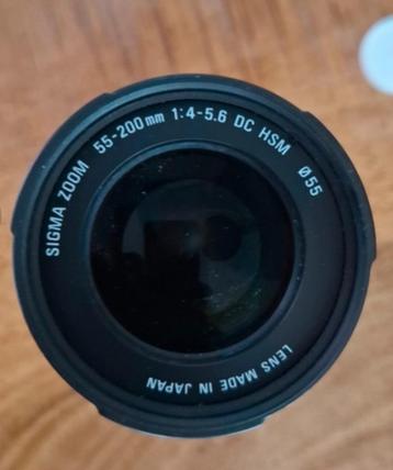 Sigma zoomlens 55-200 beschikbaar voor biedingen