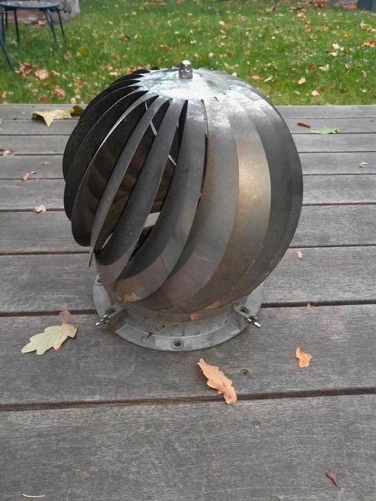 Schoorsteen kap, trekbol kan op opening tot +/- 30 cm, Huis en Inrichting, Haarden, Zo goed als nieuw, Ophalen of Verzenden