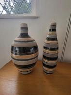 Set van 2 grote vazen, Ophalen, Zo goed als nieuw, Glas, Minder dan 50 cm