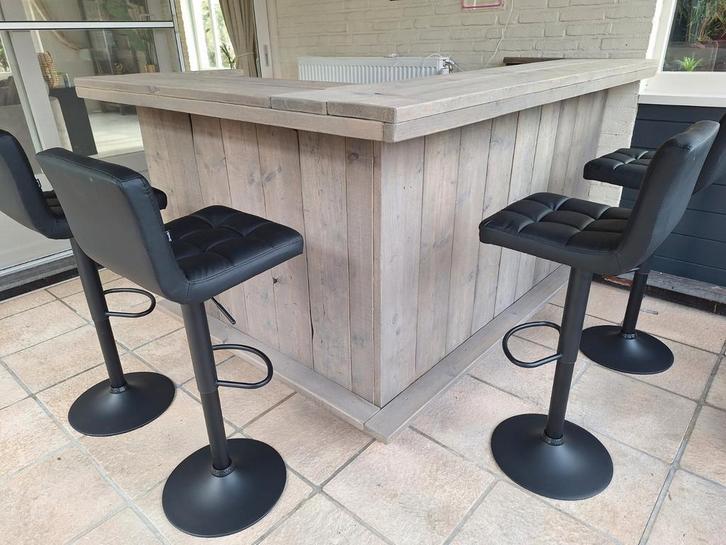 Mancave borrel cocktail bar steigerhout douglas mancave, Huis en Inrichting, Barren, Nieuw, Ophalen of Verzenden