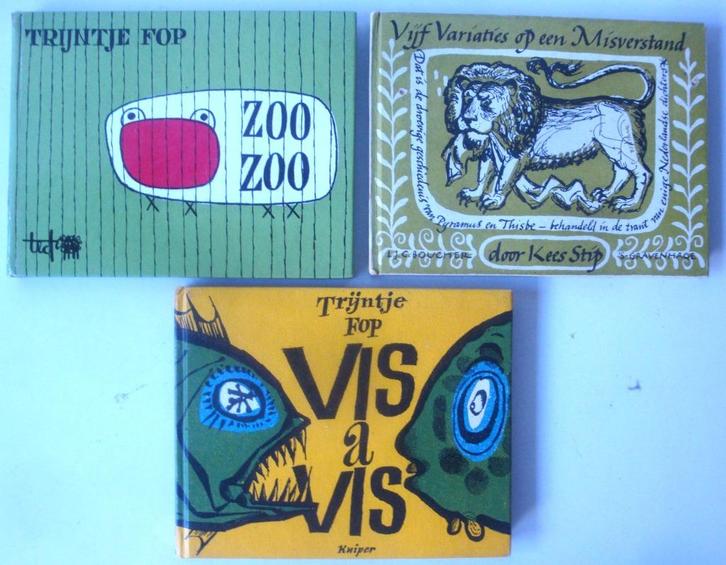 Trijntje Fop Kees Stip: Vis a vis, Zoo Zoo en Vijf Variaties, Boeken, Gedichten en Poëzie, Zo goed als nieuw, Eén auteur, Ophalen of Verzenden