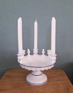 Zeldzaam vintage kandelaar schaal op voet., Ophalen of Verzenden