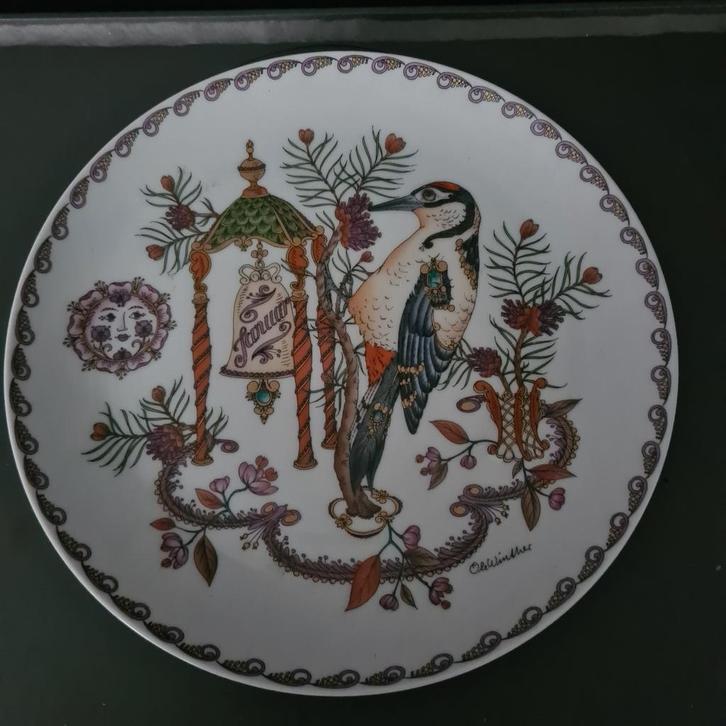 Hutschenreuther wandbord 1988 - Januari, Antiek en Kunst, Antiek | Wandborden en Tegels, Ophalen of Verzenden