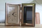 Quartz staande klok met een fotolijst, Ophalen of Verzenden, Gebruikt, Analoog, Staande klok