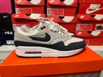 Nike air max 1 anniversary obsidian, Kleding | Heren, Schoenen, Ophalen of Verzenden, Zo goed als nieuw, Blauw