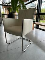 Bert Plantagie type Jones, eetkamerstoelen, Vijf, Zes of meer stoelen, Gebruikt, Leer, Wit